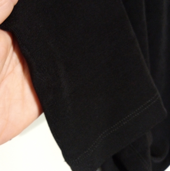 Chicos Travelers black vneck shift dress women's size 3 NWT - Picture 8 of 8